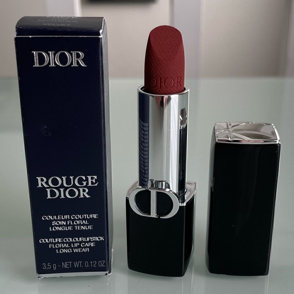 NIB DIOR Rouge Dior Refillable Velvet Lipstick